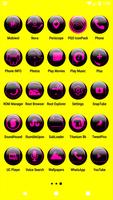 برنامه‌نما Pink Glass Orb Icon Pack عکس از صفحه
