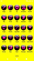 برنامه‌نما Pink Glass Orb Icon Pack عکس از صفحه