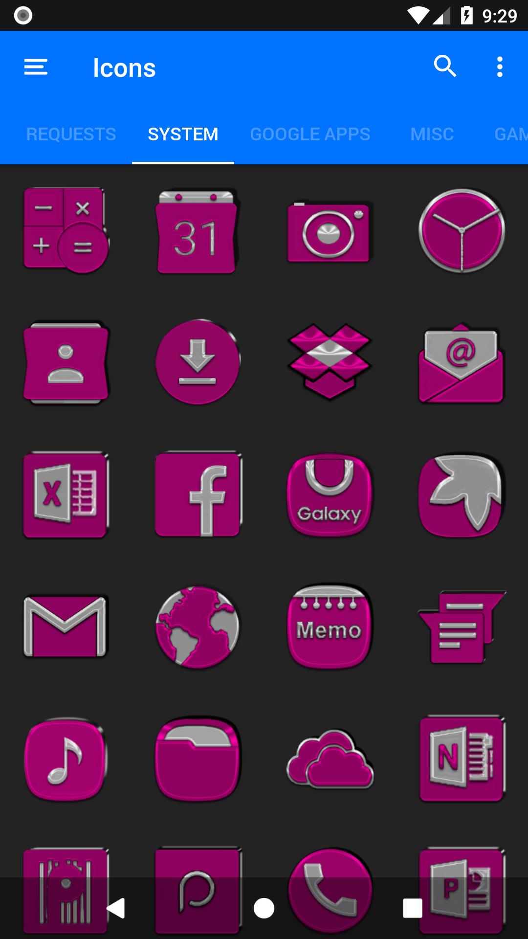 Pink Icon Pack Free For Android Apk Download - light pink pink roblox icon