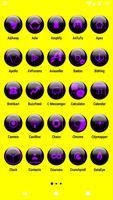 Purple Glass Orb Icon Pack imagem de tela 1