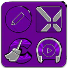 Purple Icon Pack アプリダウンロード