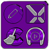 Purple Icon Pack icône