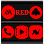 Red and Black Icon Pack иконка