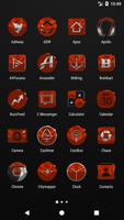 Red Orange Icon Pack capture d'écran 1