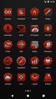 Red Orange Icon Pack capture d'écran 2