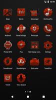 Red Orange Icon Pack capture d'écran 3