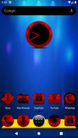 Red and Black Icon Pack постер