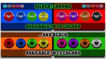 Silver and Black Icon Pack постер
