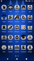 Silver and Black Icon Pack скриншот 3