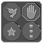 Silver and Grey Icon Pack icône