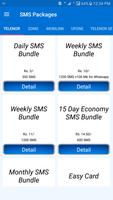 Pakistan All Sim SMS Packages 2019 Affiche