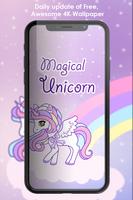 Magical Cute Unicorn Wallpaper capture d'écran 2