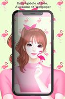 The Art Girly Cute Wallpaper ภาพหน้าจอ 2