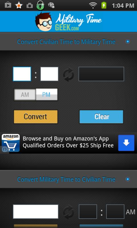 Military Time Converter +Chart for Android - APK Download