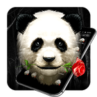 Tema Rosa Panda Bonito ícone