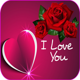 Romantic Love images Roses Gif icône