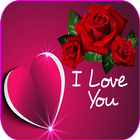 Romantic Love images Roses Gif icône