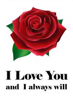 Romantic Love images Roses Gif Affiche