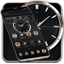 Black Rose Gold Watch Theme APK
