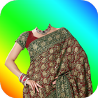 Beautiful Saree Photo Montage-icoon