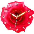 Rose Flower Clock أيقونة