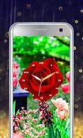 برنامه‌نما Rose Flower Clock عکس از صفحه