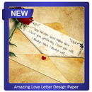 Papier de conception de lettre d'amour i APK