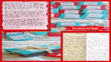 Amazing Love Letter Design Paper স্ক্রিনশট 2
