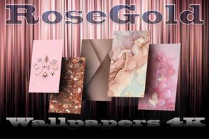 برنامه‌نما Rose Gold Wallpapers عکس از صفحه