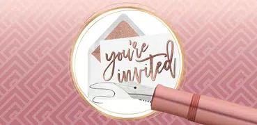 Rose Gold Invitations