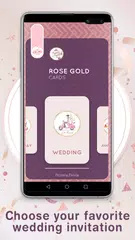 Rose Gold Invitations APK download