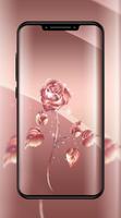 Rose Gold Wallpapers and Backgrounds Affiche