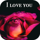 Flowers Roses and I love you images 4k Gif APK