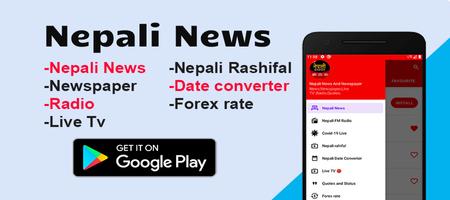 Nepali News: Nepali Newspaper Affiche