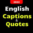 English Caption-Quotes ,Status ikona