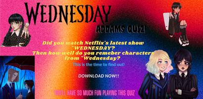 Wednesday Addams Quiz ภาพหน้าจอ 1