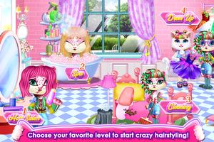 Fluffy Kitty Hair Salon capture d'écran 1