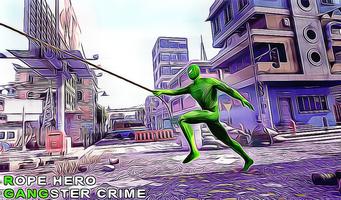 Rope Flying City Hero - Mafia  Affiche