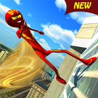 Rope Hero Crime City - Flash Stickman Speed Hero 圖標