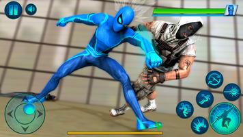 Rope Hero Spider Fighting Game Affiche