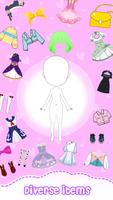 Chibi Doll Gacha Dress up game ảnh chụp màn hình 2