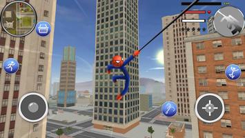 Spider Stickman Rope постер