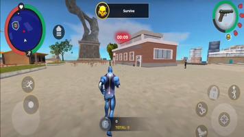 Rope Hero Mafia Mode War City Ekran Görüntüsü 1