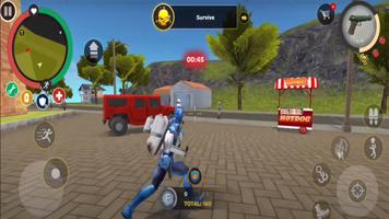 Rope Hero Mafia Mode War City Ekran Görüntüsü 2