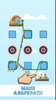 Rope Puzzle: Stickman Rescue syot layar 1