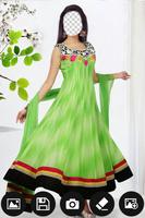 Indian Desi Girl Traditional Saval Suit Affiche