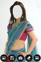 Women Transparent Saree Photo Editor capture d'écran 1