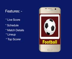 Live Football Scores capture d'écran 1