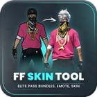 FFF FF Skin Tool, Elite pass Bundles, Emote, skin icono