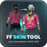 FFF FF Skin Tool, Elite pass Bundles, Emote, skin icône